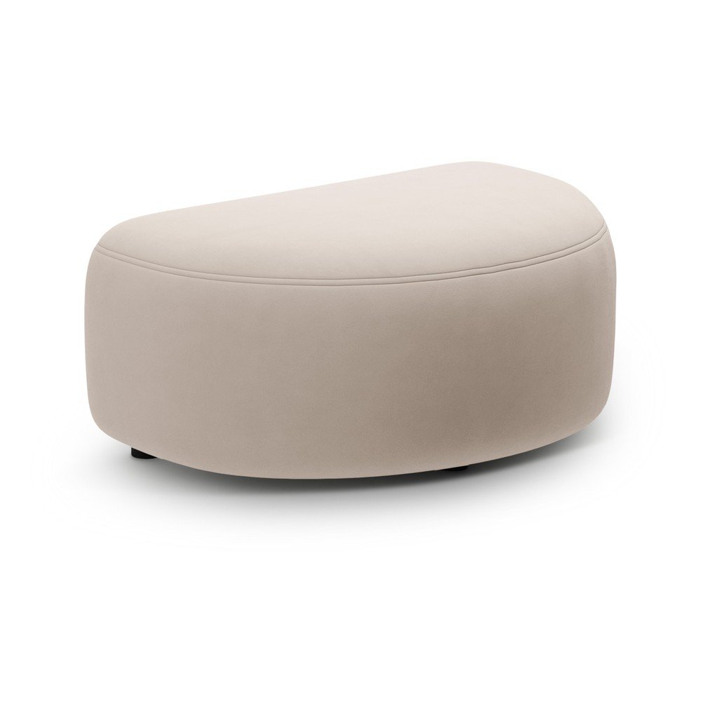 Bézs bársony lábtartó Kate – Micadoni