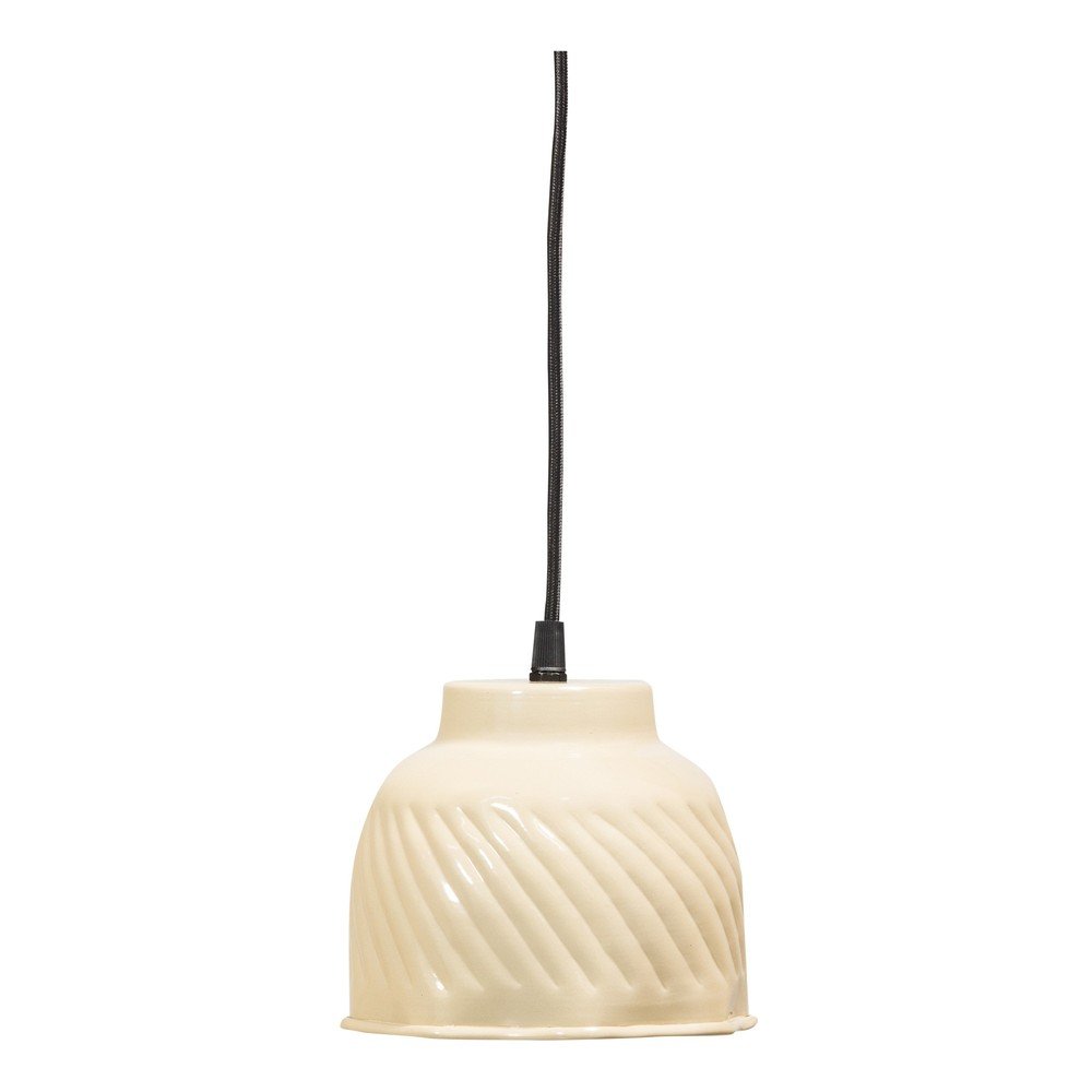 Bézs függőlámpa fém búrával Arleso – WOOOD