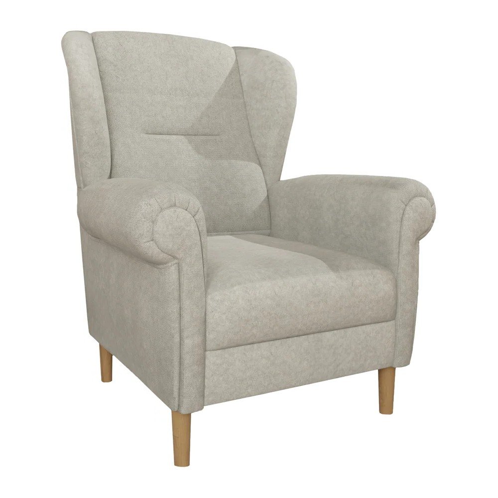 Bézs füles fotel Swan – Ropez