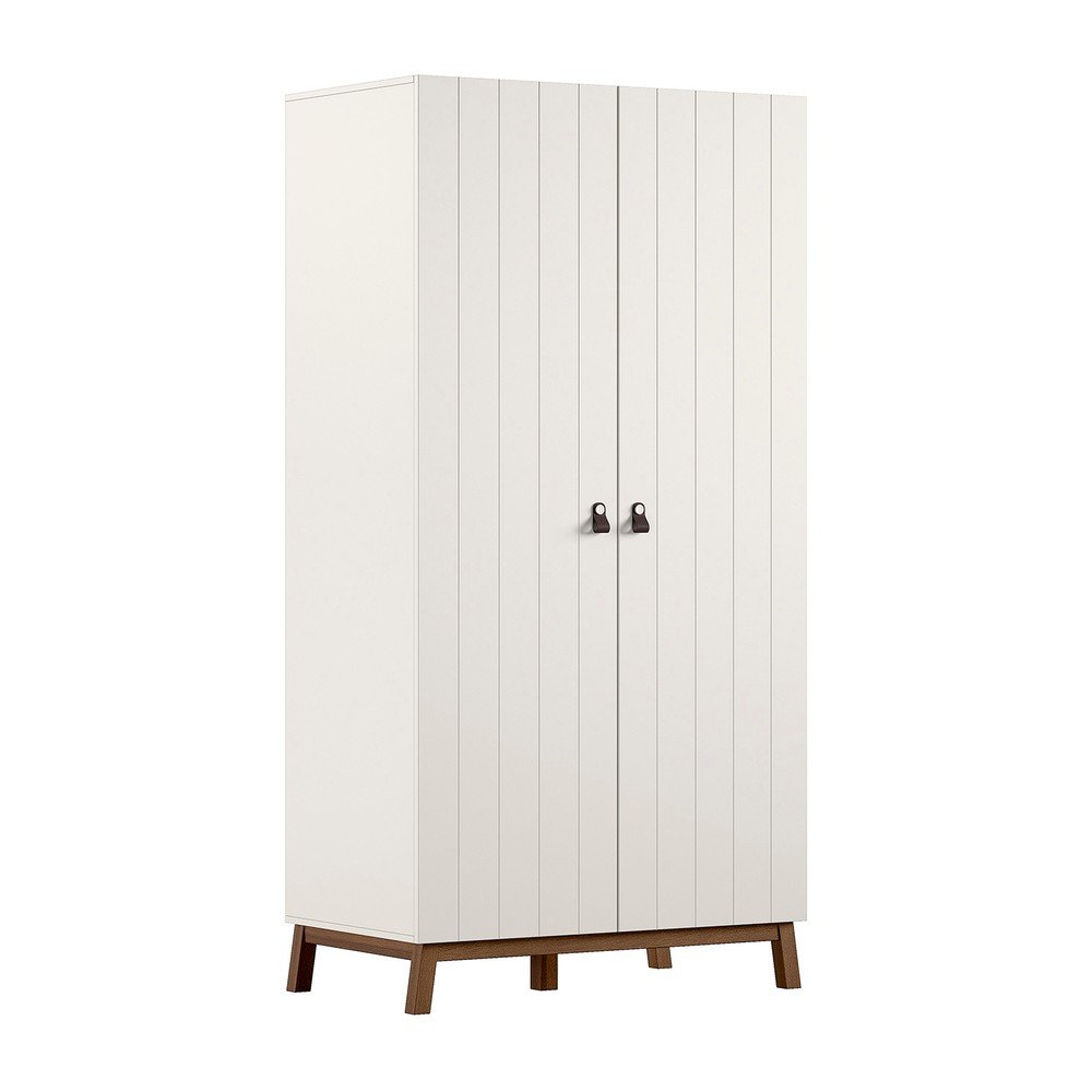 Bézs gyerek ruhásszekrény 99x196x58 cm Sezane – Vipack