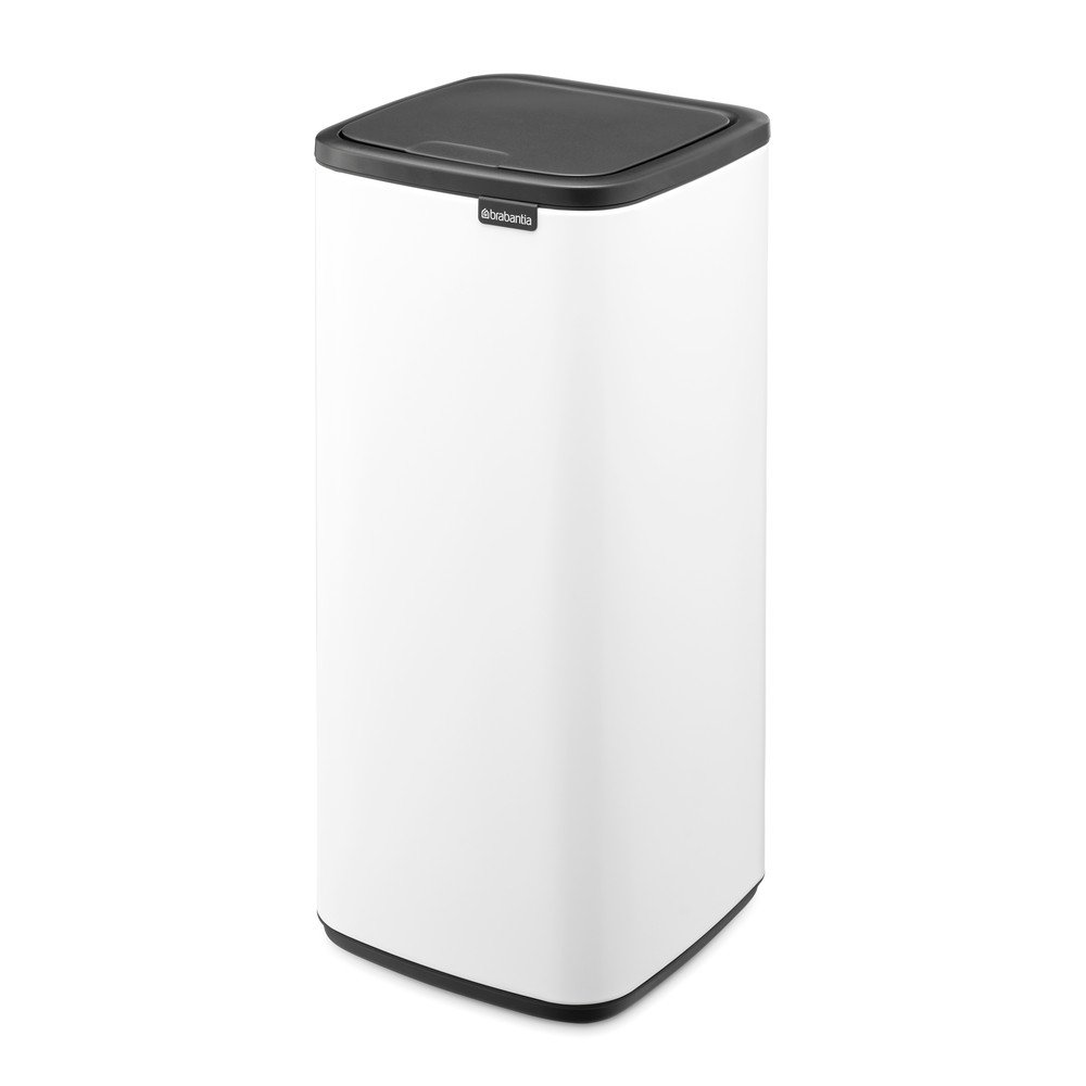 Fehér acél érintésre nyíló szemetes 30 l Bo Touch – Brabantia