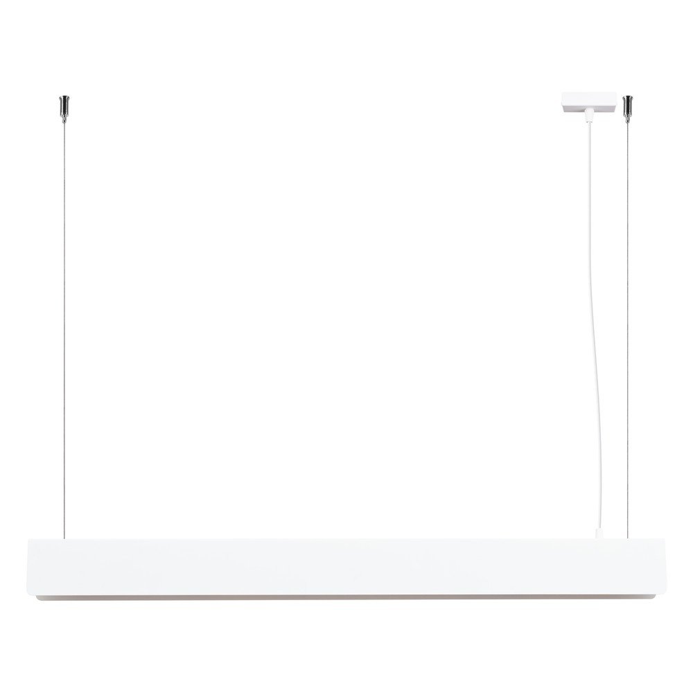 Fehér fém LED függőlámpa Nebula – Sollux