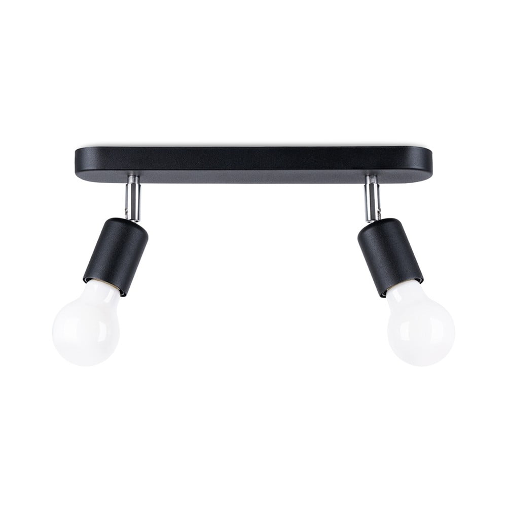 Fekete fém mennyezeti lámpa ø 6 cm Brando – Sollux