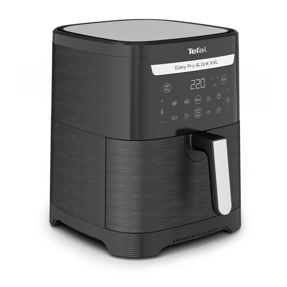 Fekete forrólevegős fritőz Easy Fry & Grill XXL EY801815 – Tefal