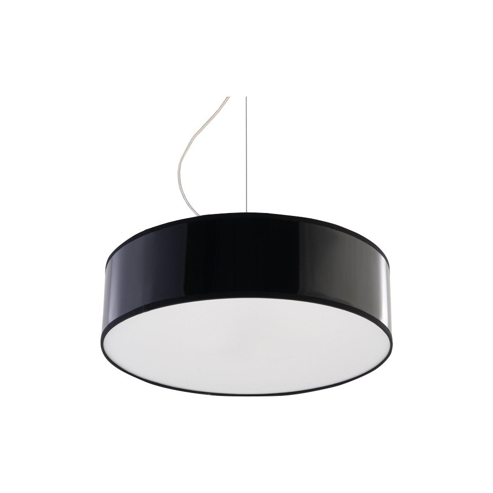 Fekete függőlámpa Atis – Sollux
