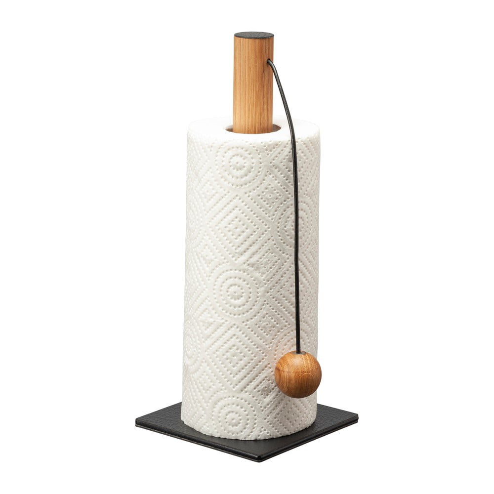 Fekete papírtörlő tartó ø 13 cm Bull – LIND DNA