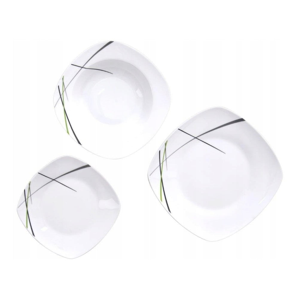 Green 18 db-os porcelán étkészlet - Orion