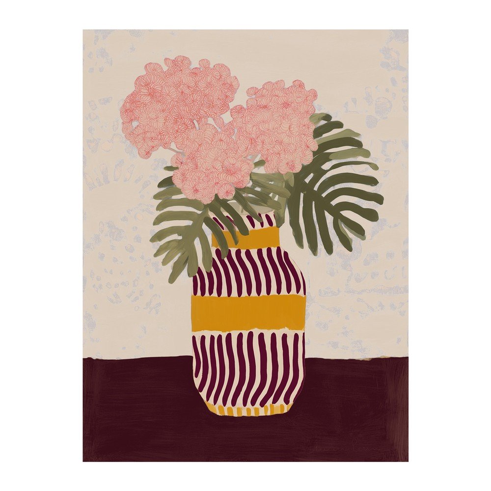 Kép 60x80 cm Striped Vase – Styler