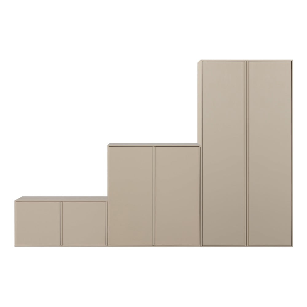 Krémszínű borovi fenyő moduláris szekrény 300x200 cm Daily – vtwonen