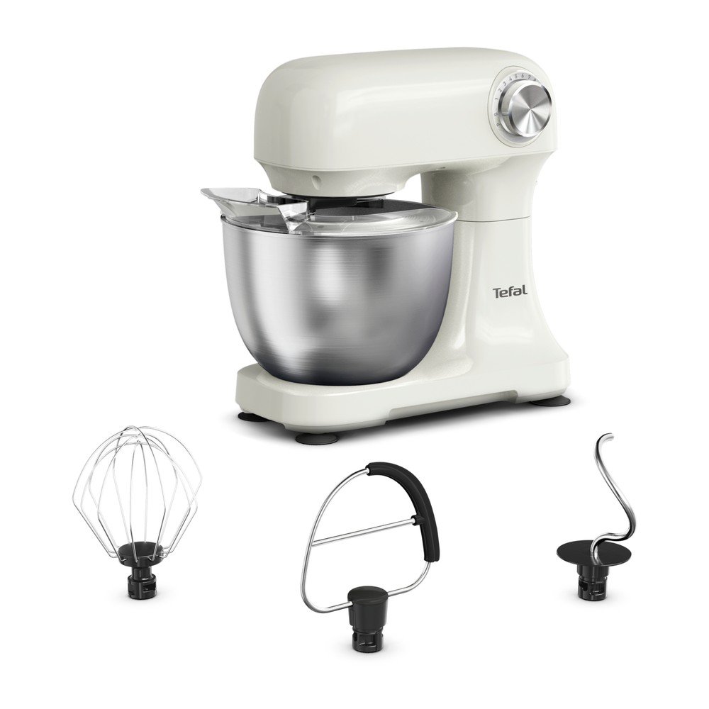 Krémszínű konyhai robotgép Bake Easy QB140AF0 – Tefal