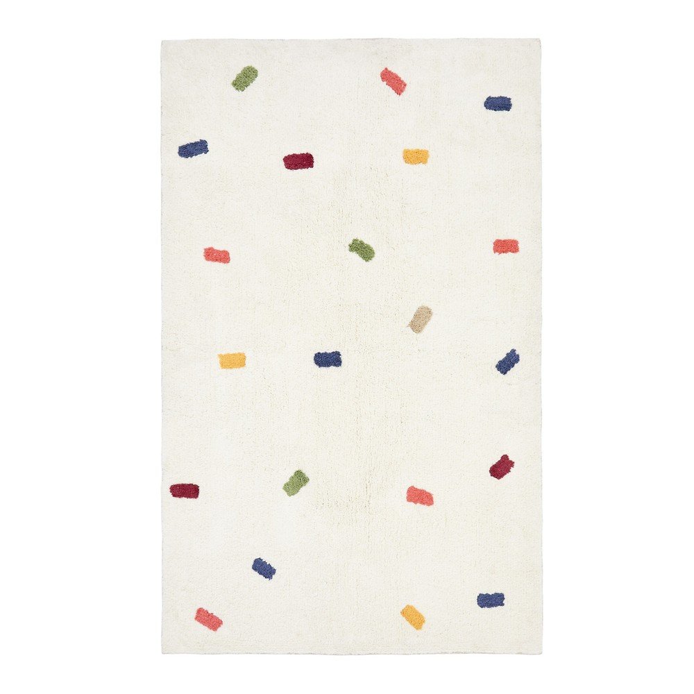 Krémszínű pamut gyerek szőnyeg 90x150 cm Epifania – Kave Home