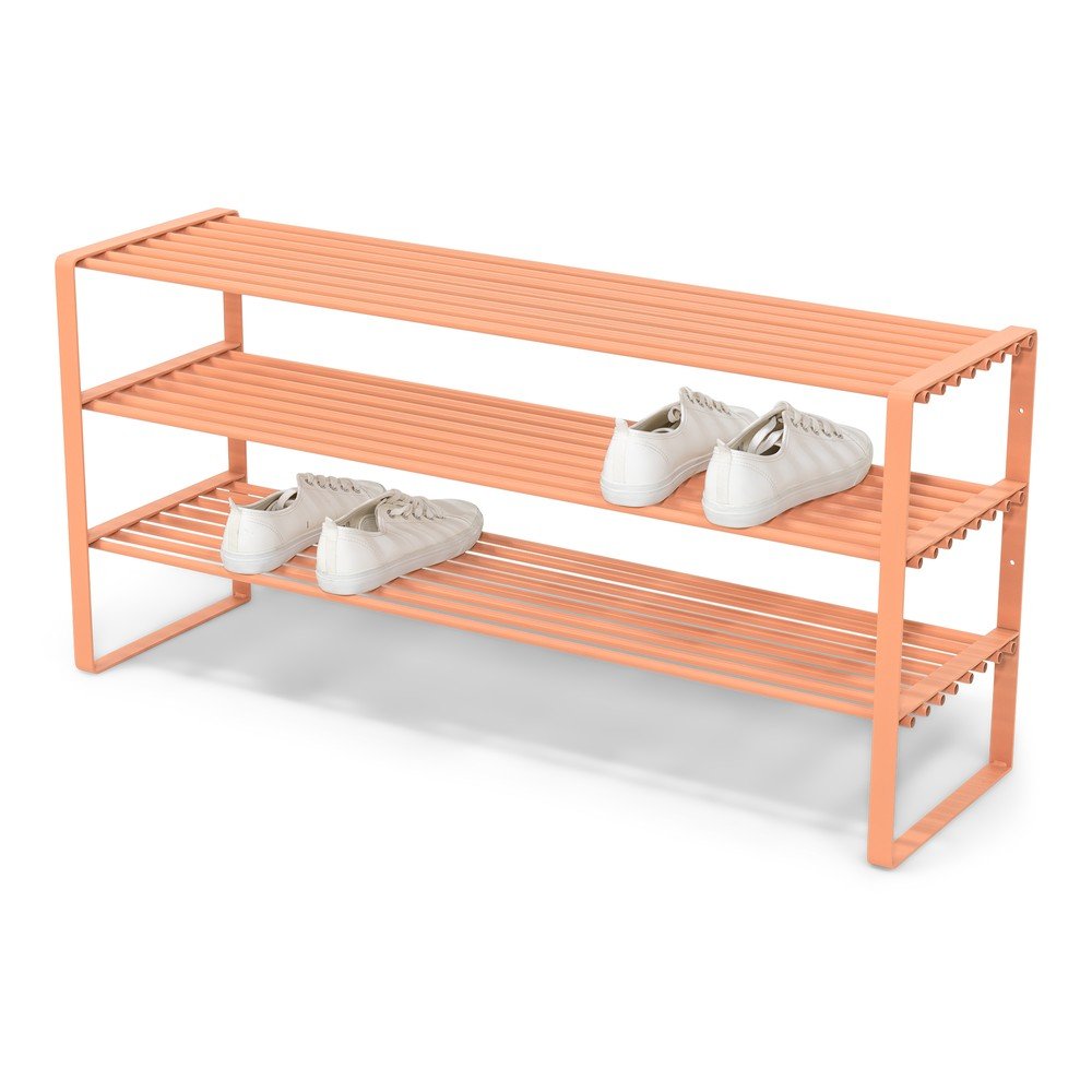 Lazacszínű acél cipőtartó 100x48