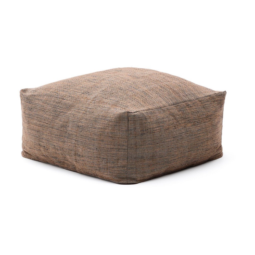 Narancssárga-natúr színű puff Vedell – Kave Home