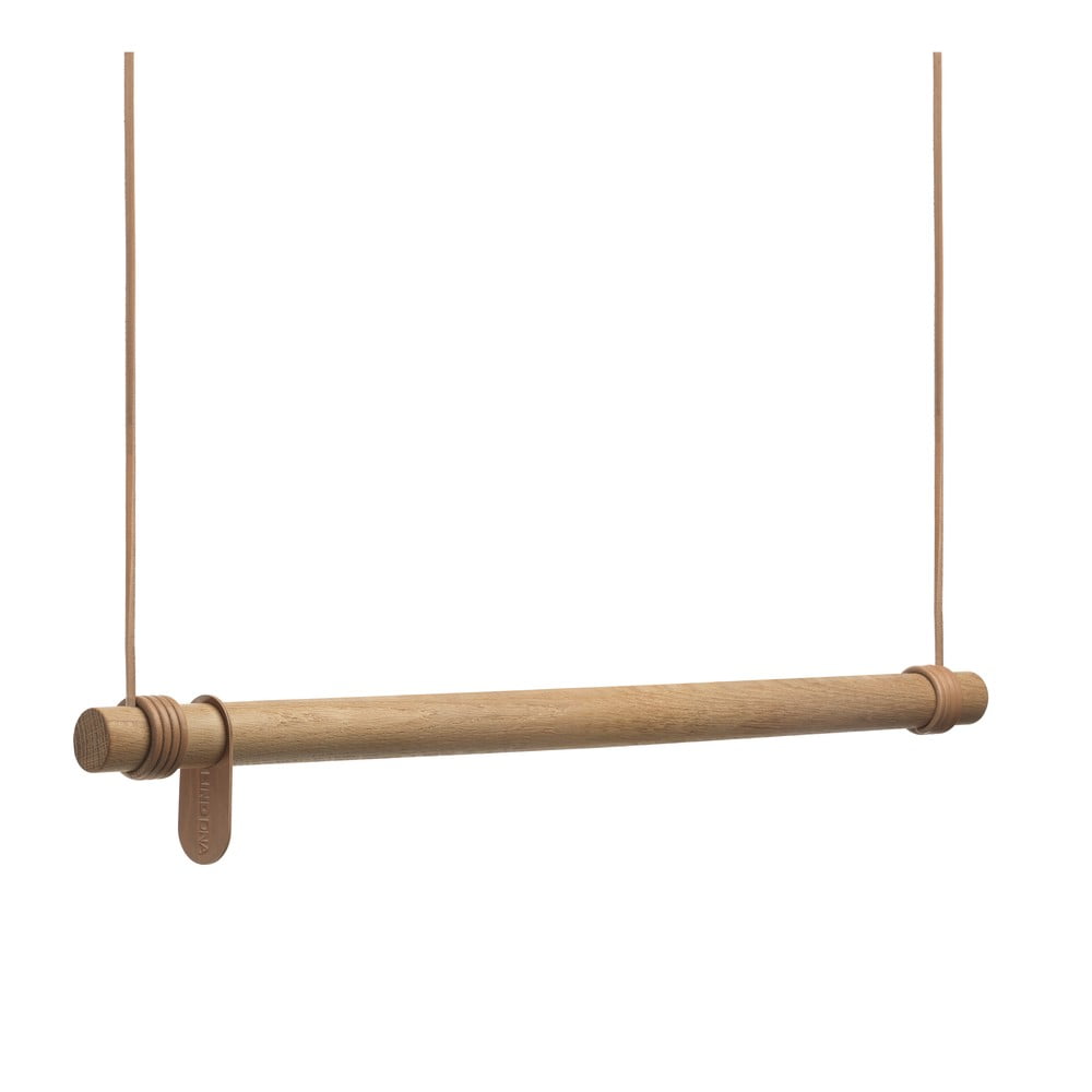 Natúr színű tölgyfa fali fogas 80 cm Swing M – LIND DNA