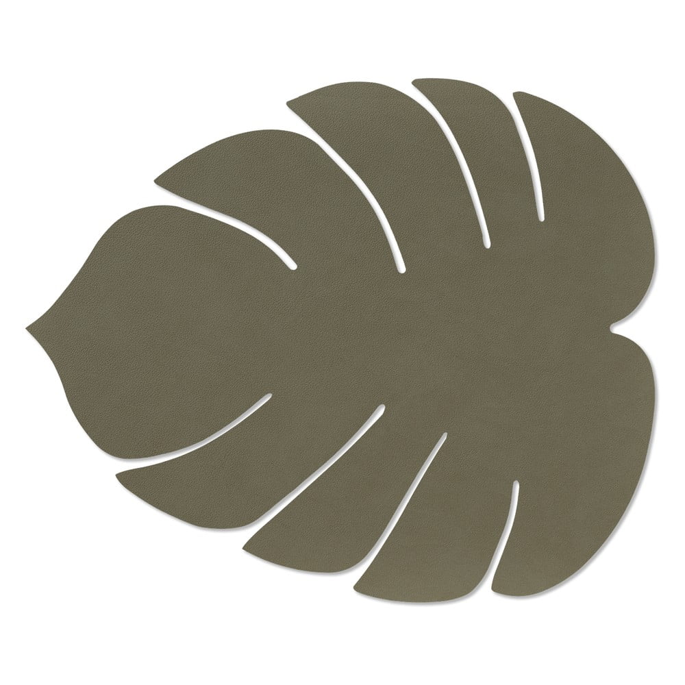 Öko bőr tányéralátét 35x42 cm Monstera Leaf Nupo – LIND DNA
