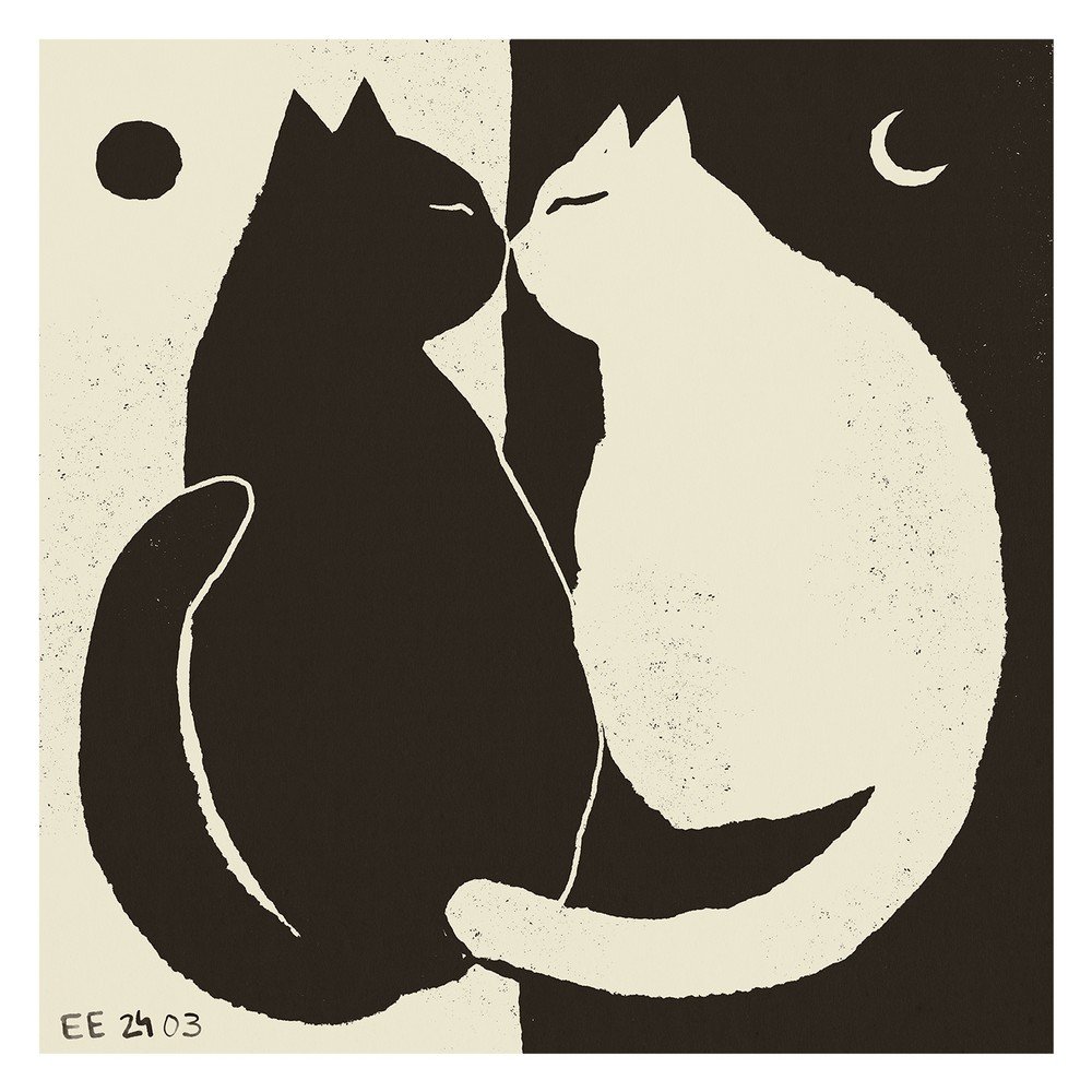 Poszter 50x50 cm You and Me – Enikő Katalin Eged – The Poster Club