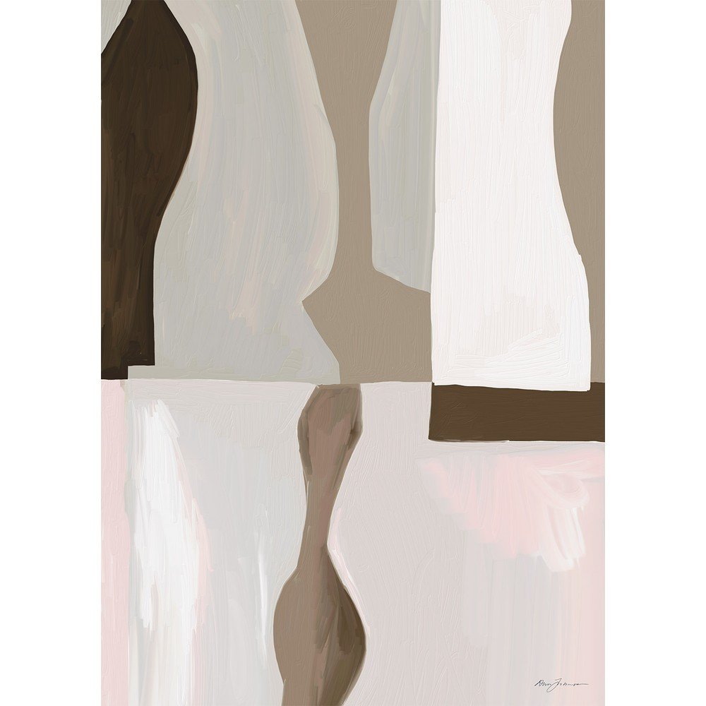 Poszter 50x70 cm Pastels en Forme – Anna Johansson – The Poster Club