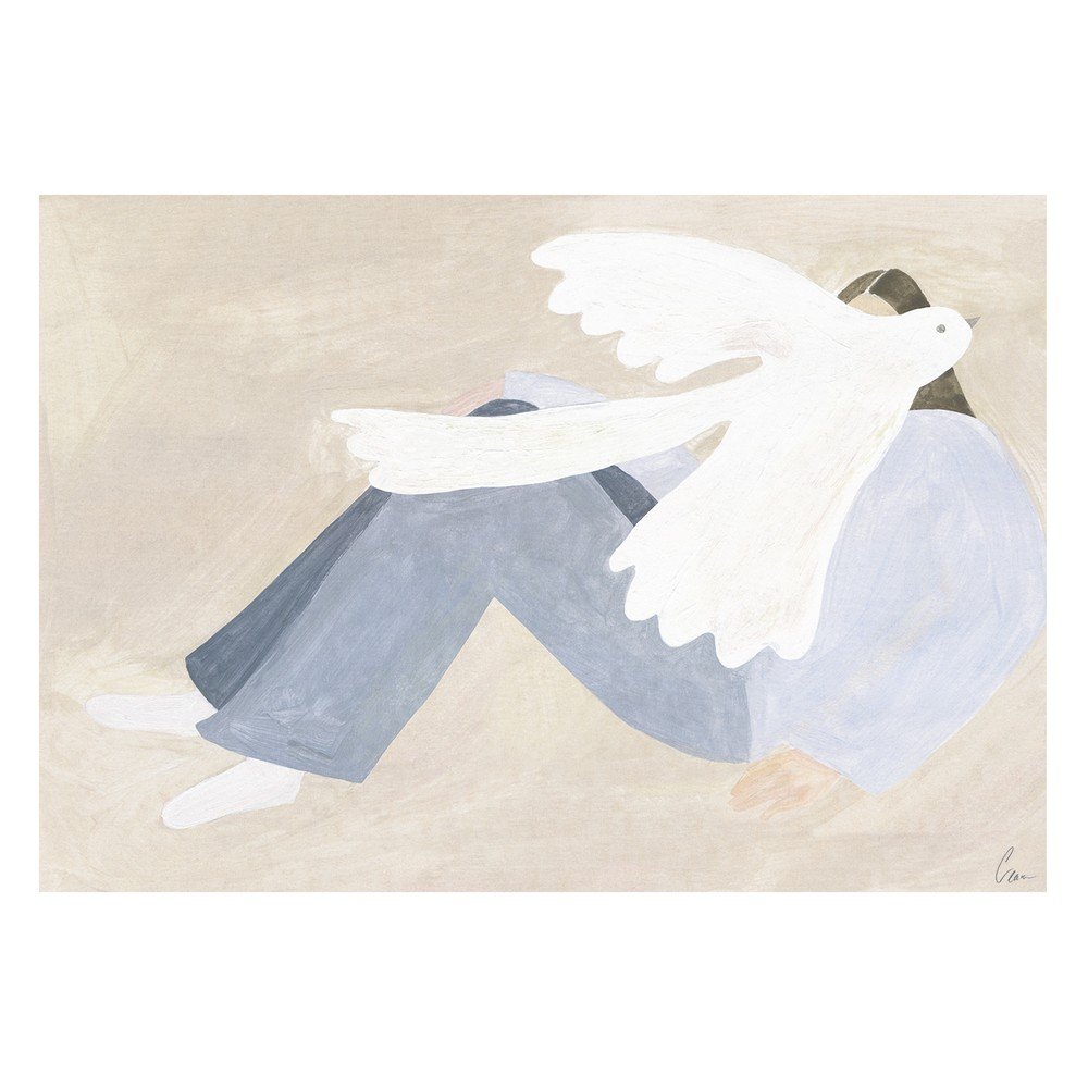 Poszter 70x50 cm Bright Bird – Clara Schicketanz – The Poster Club