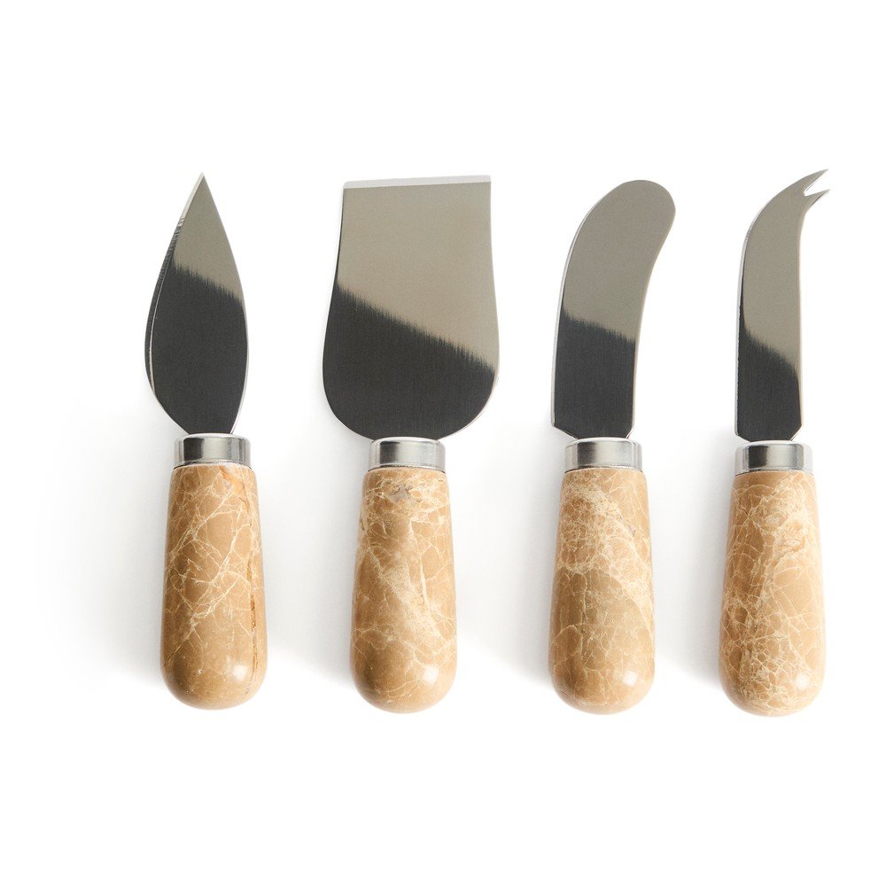 Rozsdamentes acél sajtvágó kés készlet 4 db-os Adoma – Kave Home