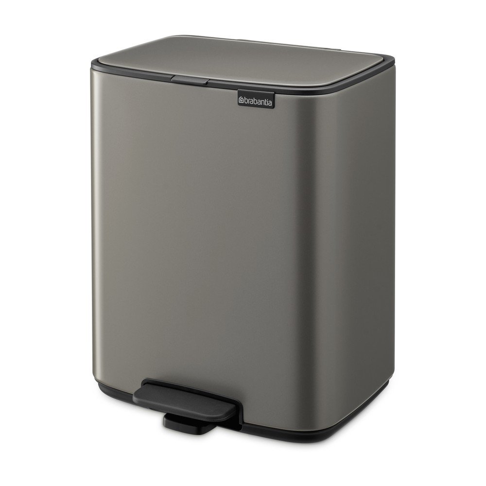 Szürke acél pedálos szemetes 12 l Bo – Brabantia