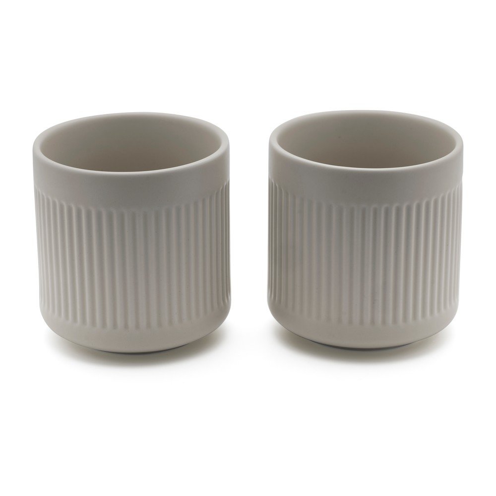 Szürke porcelán csésze szett 2 db-os 300 ml Skagen – Bredemeijer