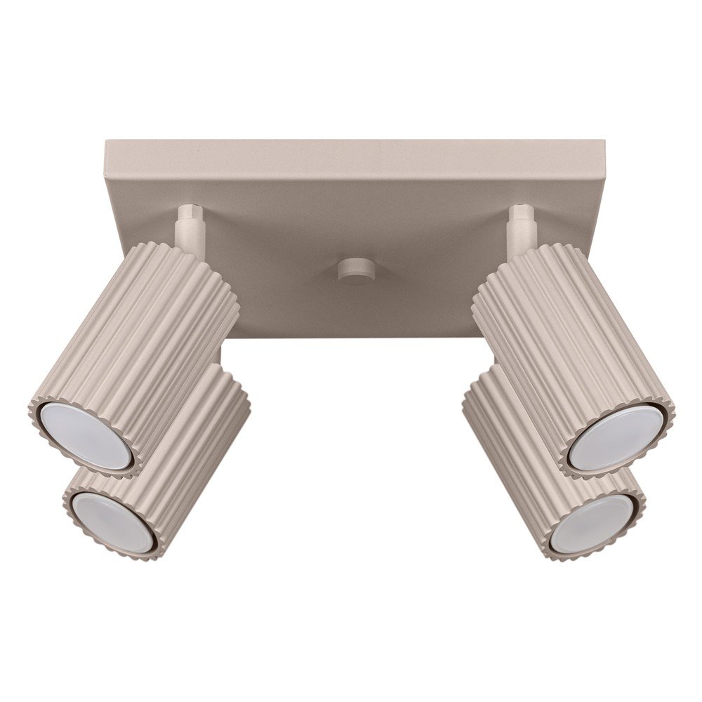 Szürkésbarna fém spotlámpa ø 6