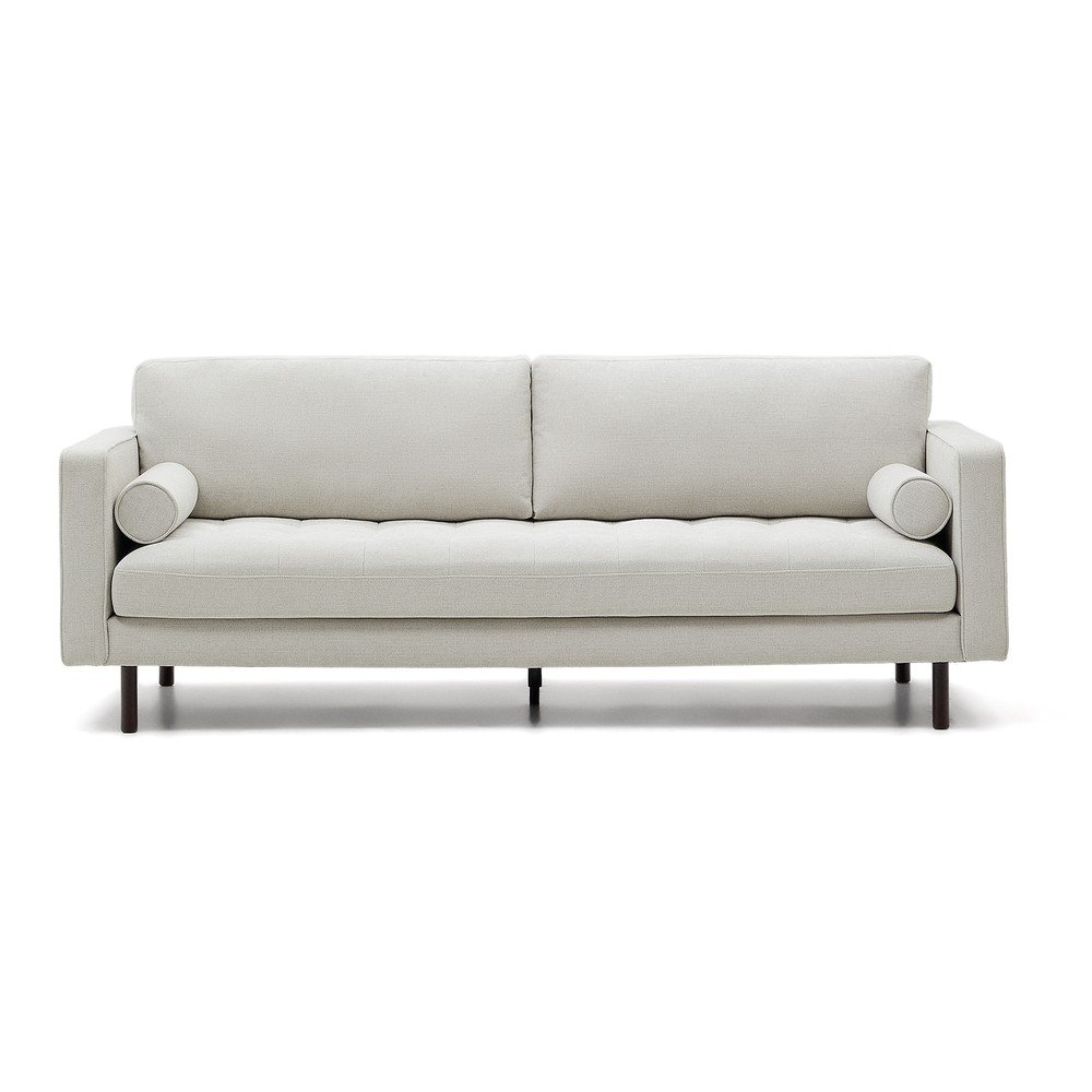 Szürkésbézs zsenília kanapé 222 cm Debra – Kave Home