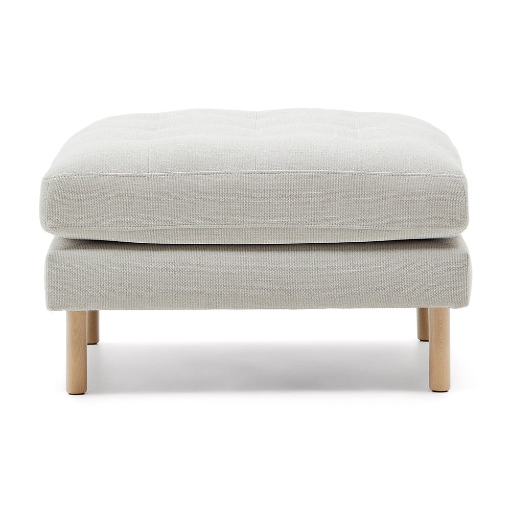 Szürkésbézs zsenília lábtartó Debra – Kave Home