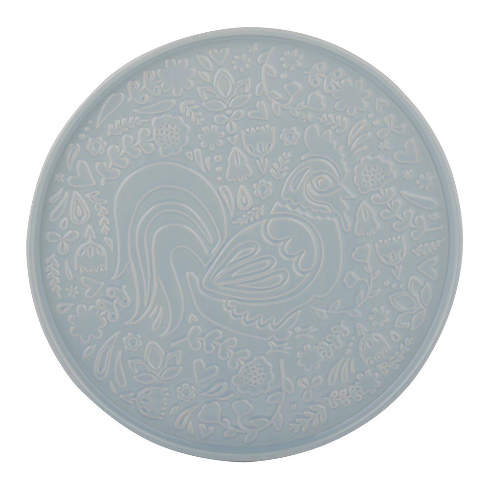 Szürkéskék szervírozó kerámia tányér ø 30 cm Home to Roost – Mason Cash
