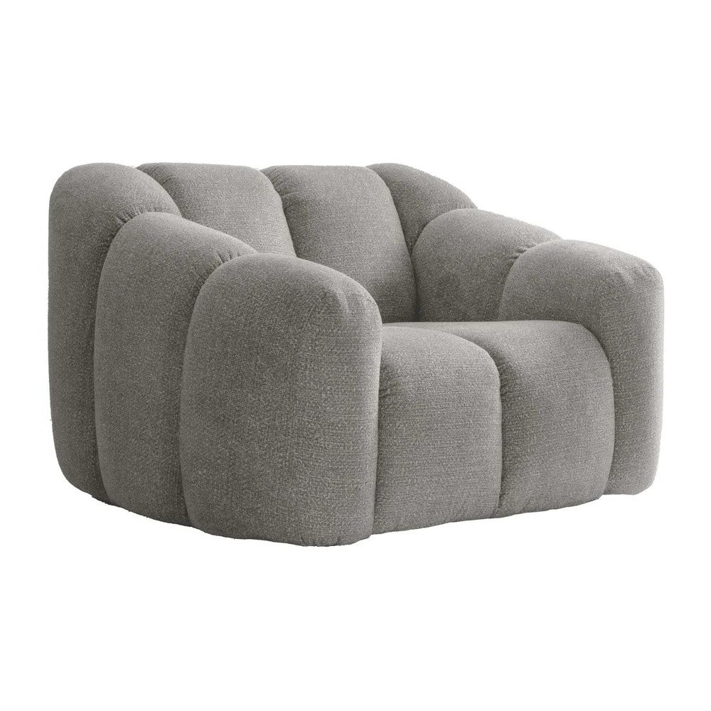 Világosszürke fotel Shell – Miuform