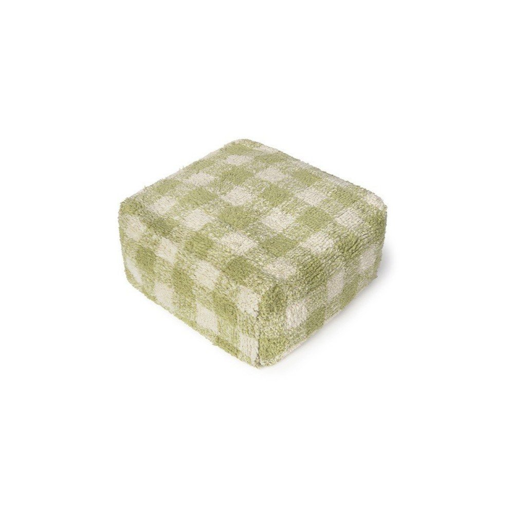 Zöld gyerek babzsákfotel Vichy – Lorena Canals