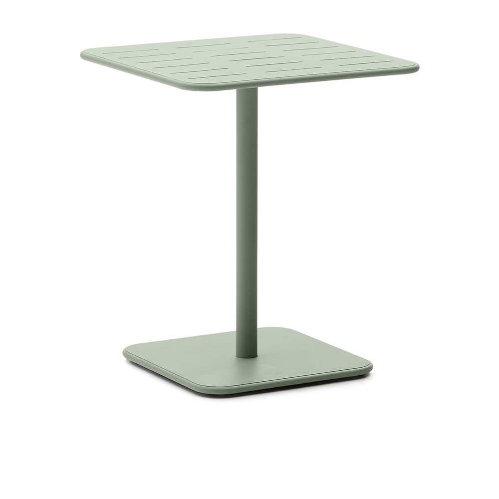 Acél kerti étkezőasztal 70x70 cm Brai – Kave Home