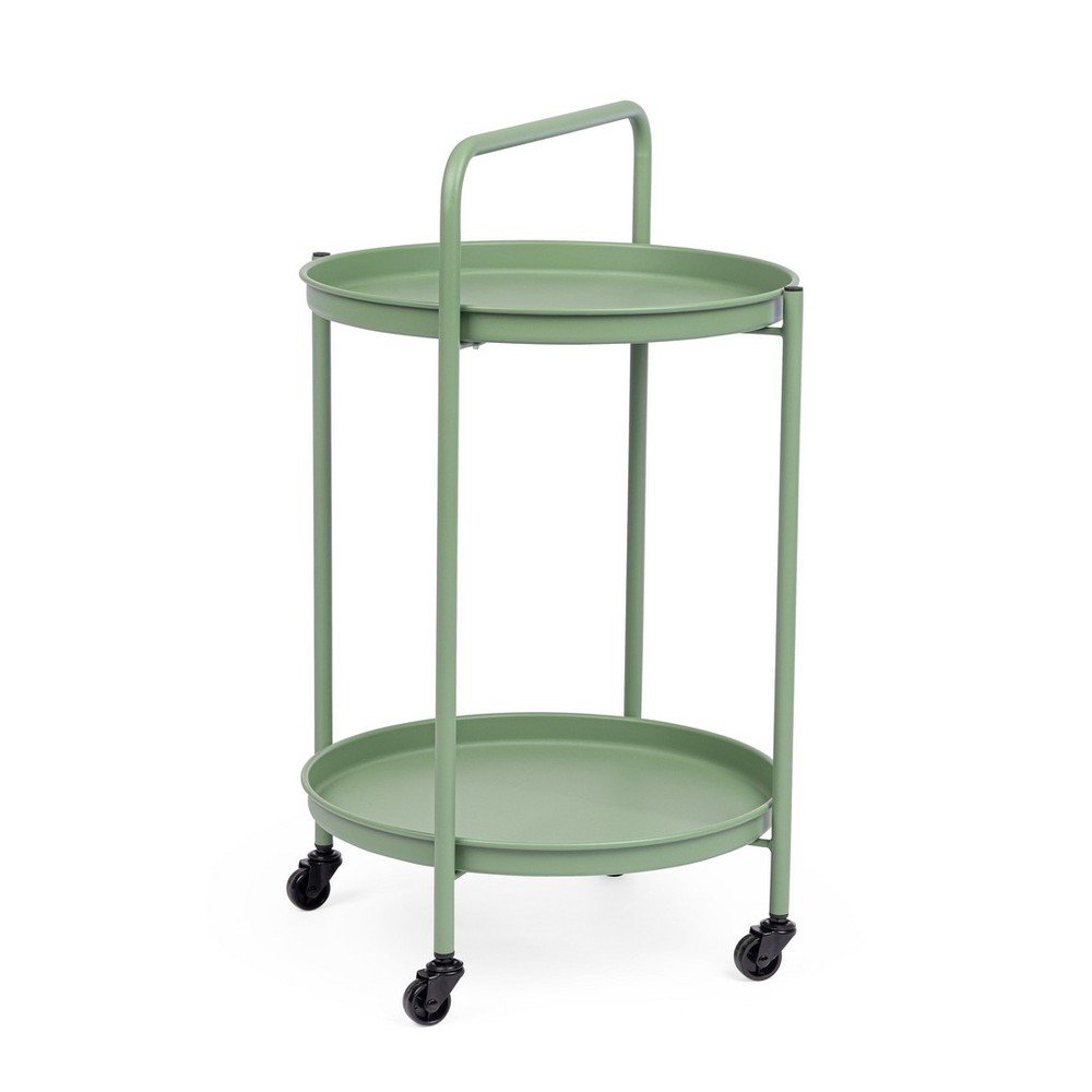 Acél zsúrkocsi ø 44