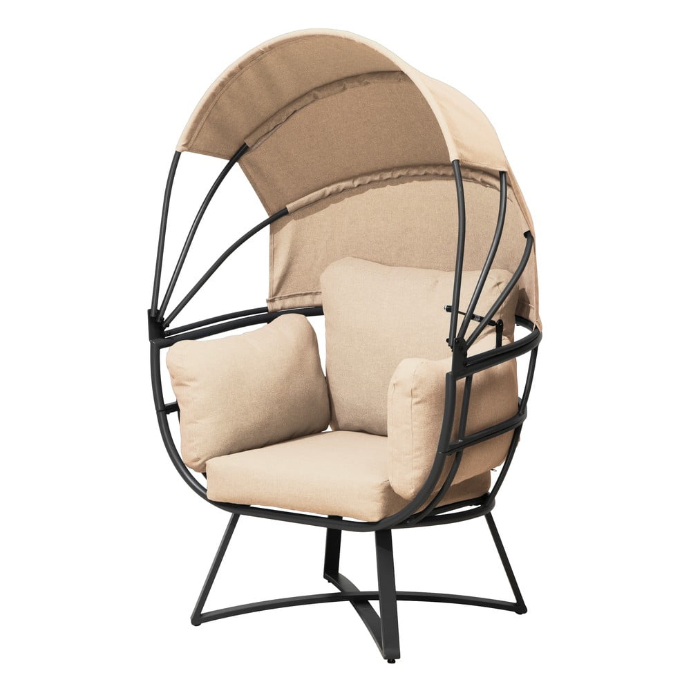 Bézs fém kerti fotel Delos – Garden Pleasure