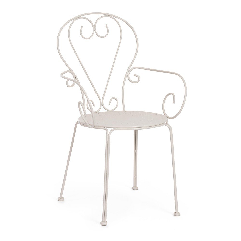 Bézs fém kerti szék Etienne – Bizzotto