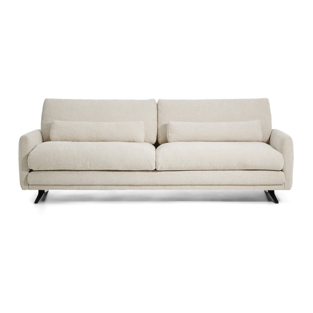 Bézs zsenília kanapé 240 cm Veliro – Kave Home