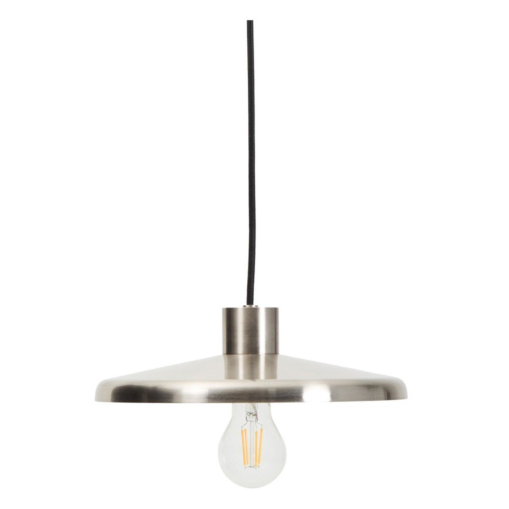 Ezüstszínű függőlámpa fém búrával Nuvira – Kave Home