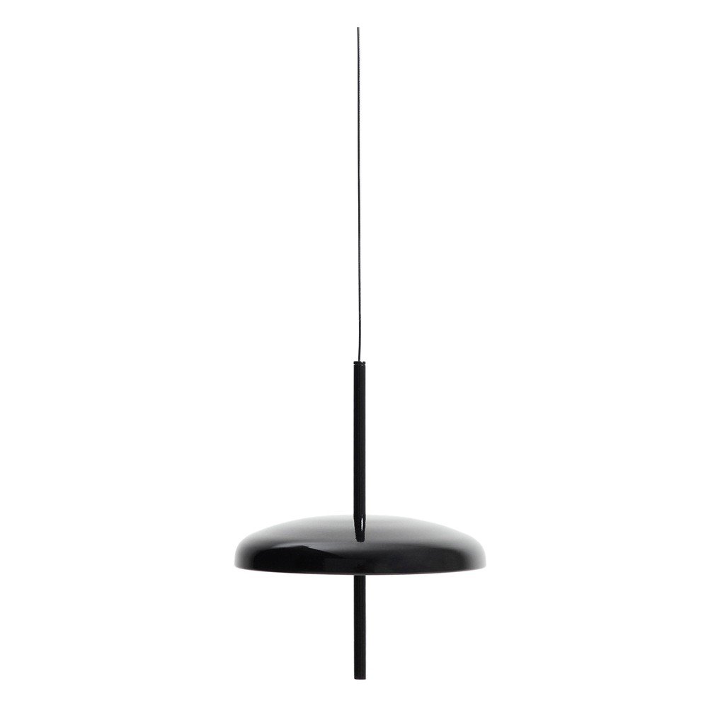 Fekete LED dimmelhető mennyezeti lámpa fém búrával ø 16 cm Porte – Kave Home