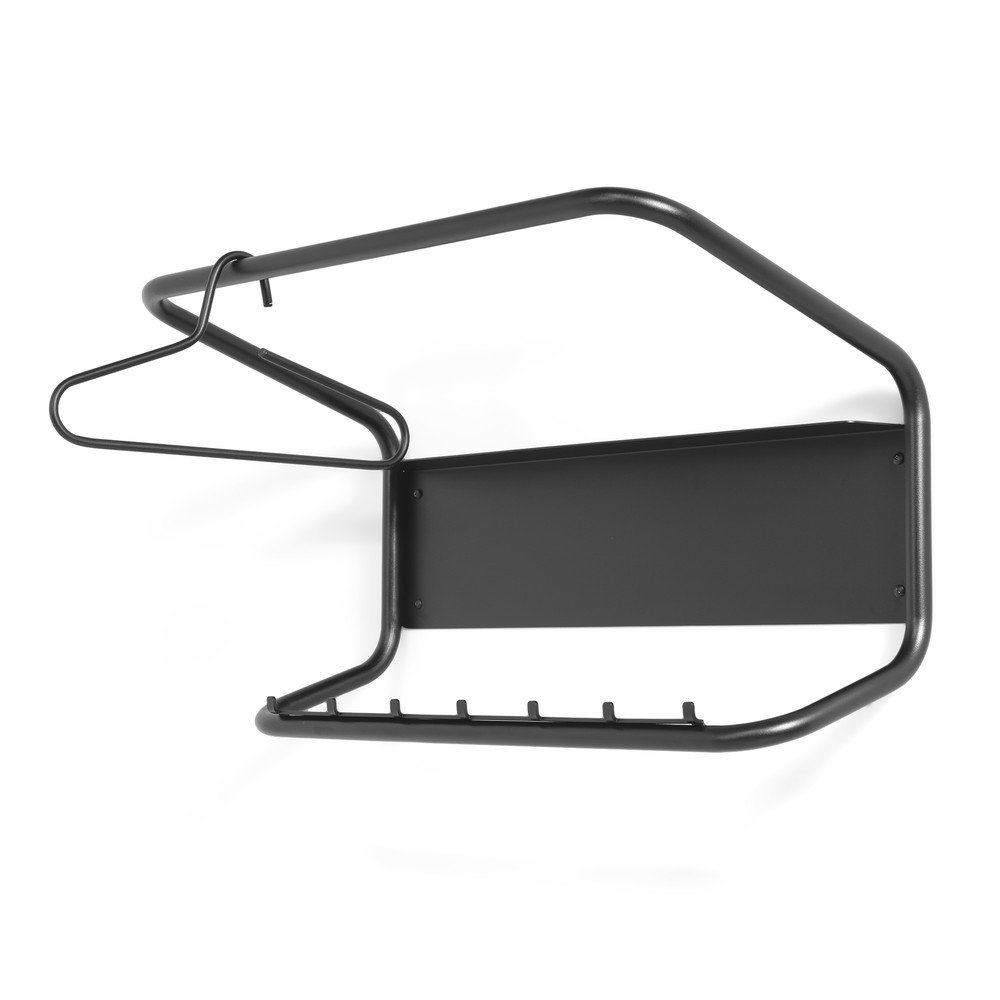 Fekete acél fali fogas 80 cm Flux – Spinder Design