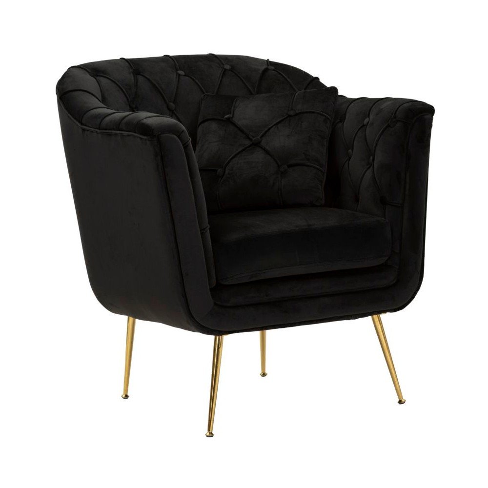 Fekete bársony fotel Budapest – Mauro Ferretti