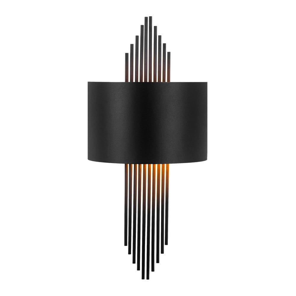 Fekete fali lámpa Rayi – Opviq lights