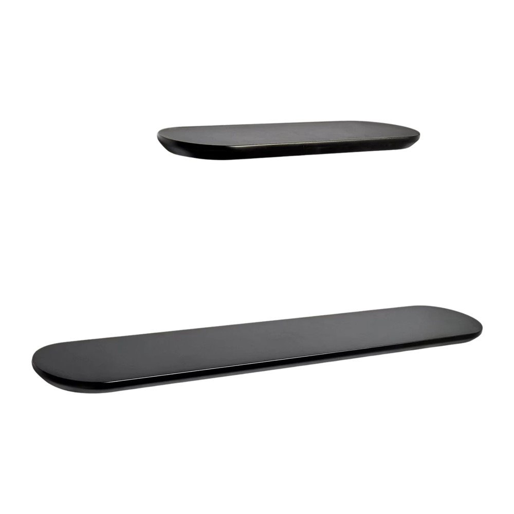 Fekete polc készlet 2 db-os 55 cm Arely – Kave Home