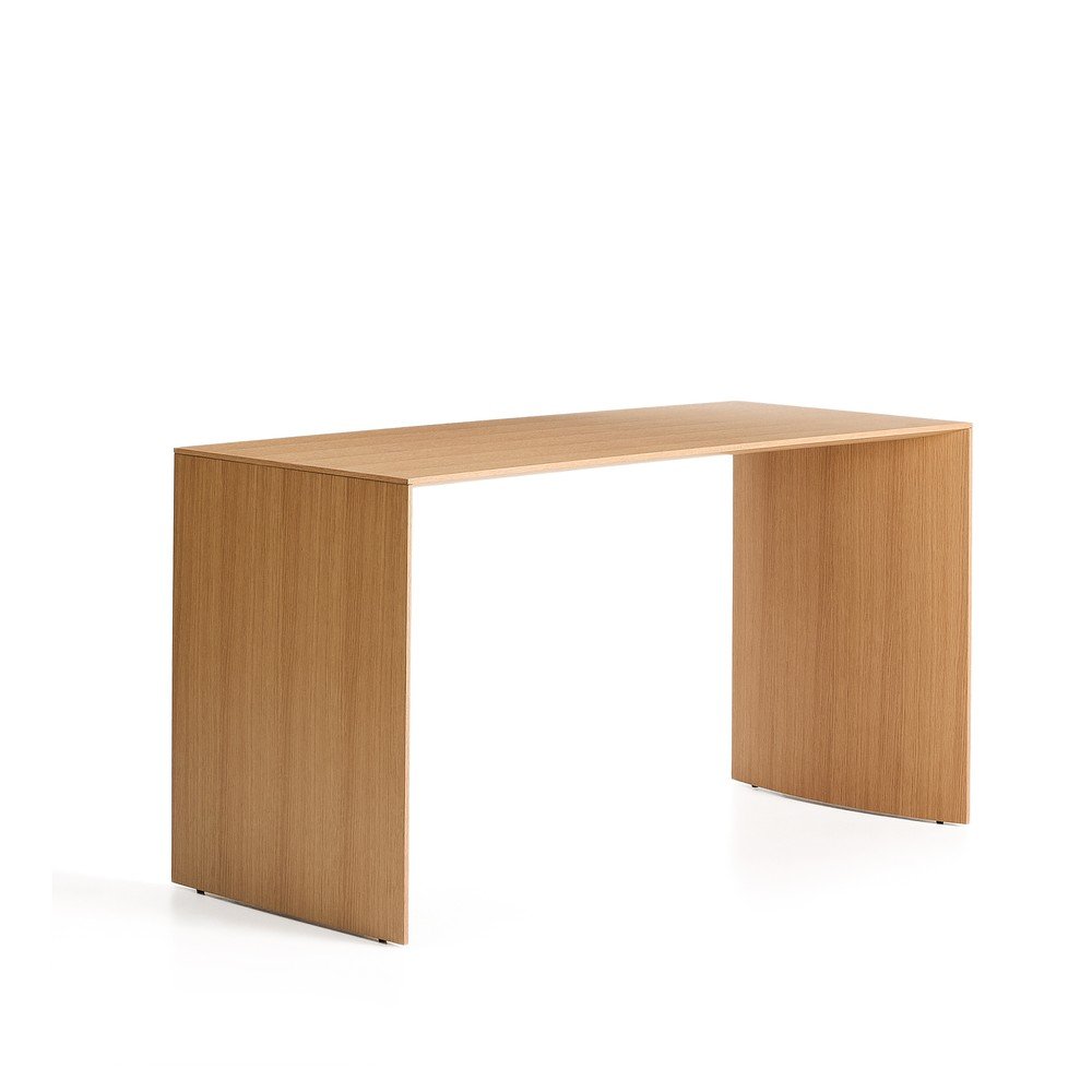 Íróasztal tölgyfa dekorral 60x140 cm Litto – Kave Home