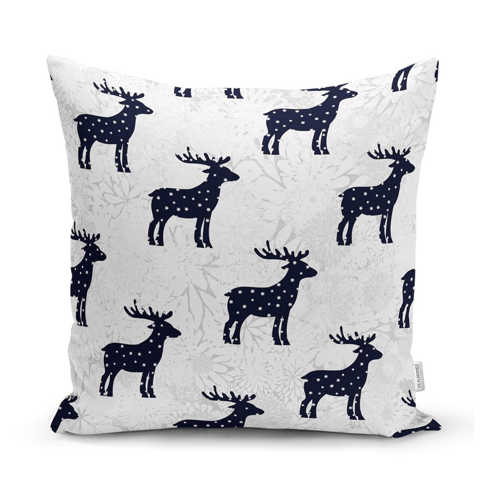 Karácsonyi mintás textil párnahuzat 43x43 cm – Mila Home