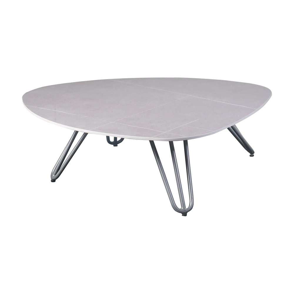 Kerti dohányzóasztal kő asztallappal 88x110 cm Emilia – Garden Pleasure