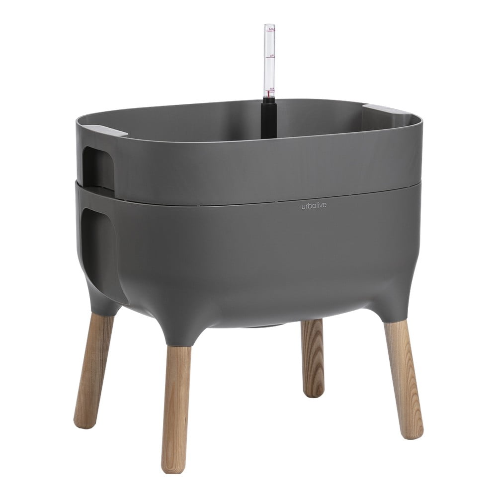 Műanyag önöntözős termesztő virágláda Urbalive – Plastia