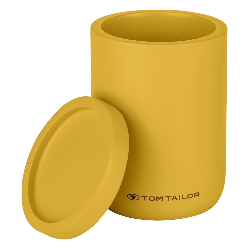 Mustársárga poligyanta fürdőszobai rendszerező vattakorongokhoz Tom Tailor T-Color Bath – Wenko