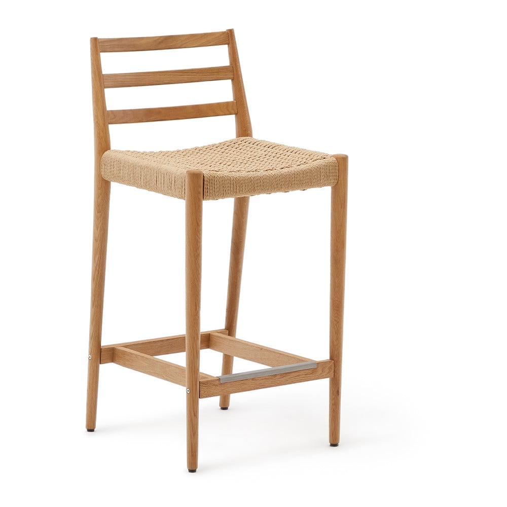 Natúr színű tölgyfa bárszék (ülésmagasság 70 cm) Analy – Kave Home