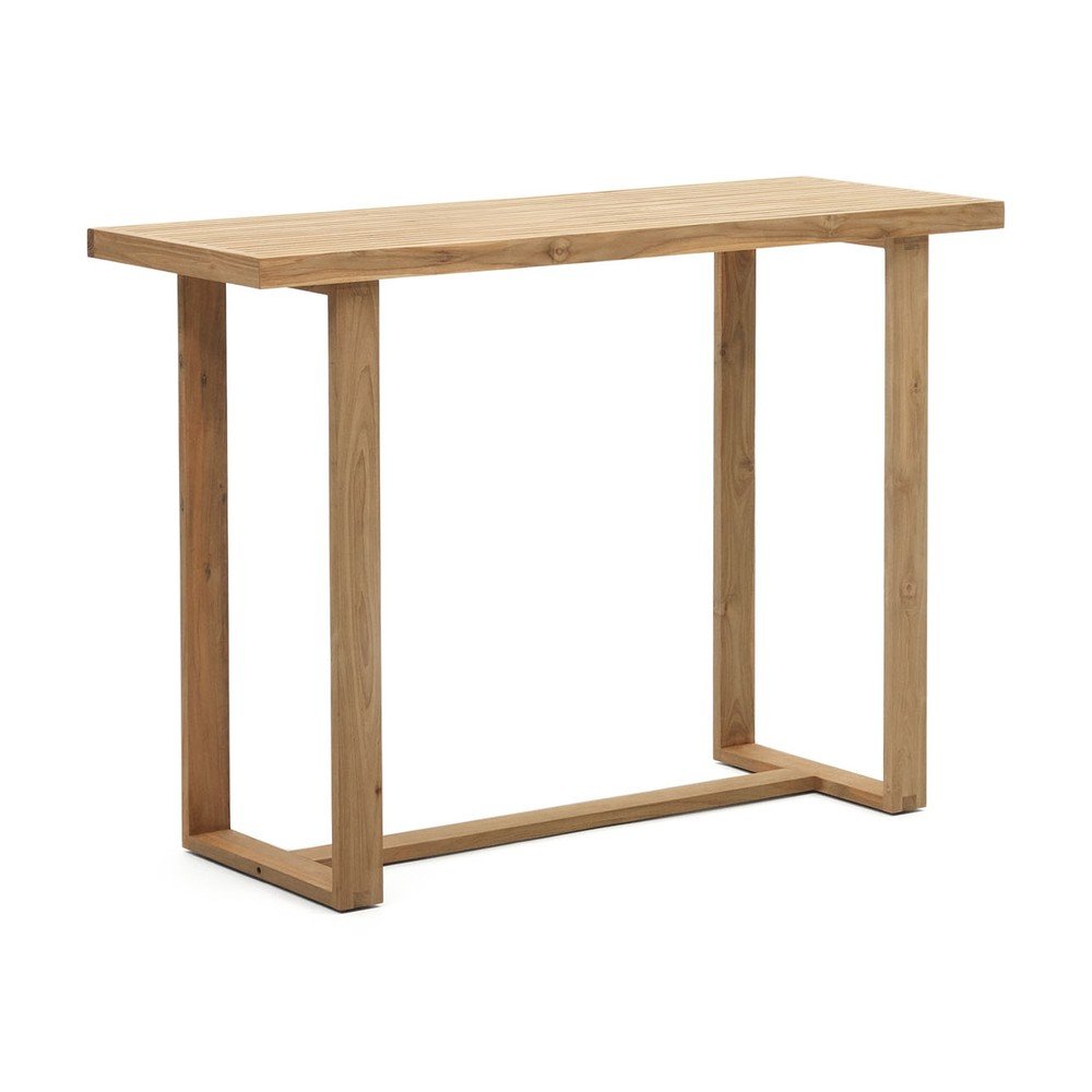 Teakfa kerti bárasztal 140x70 cm Canadell – Kave Home