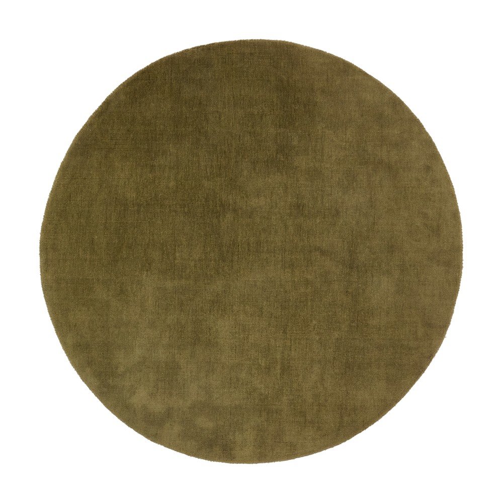 Zöld kerek szőnyeg ø 200 cm Empuries – Kave Home